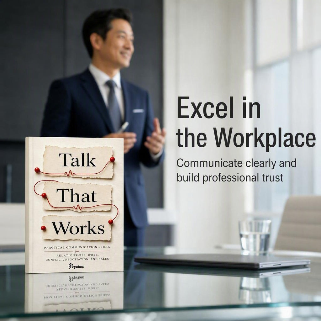 PRYCKEN Talk That Works Communication Skills Book for Adults Build Social Skills