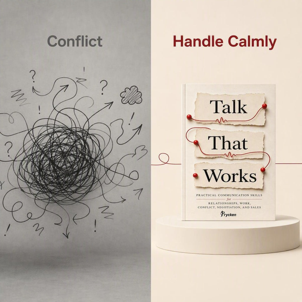 PRYCKEN Talk That Works Communication Skills Book for Adults Build Social Skills