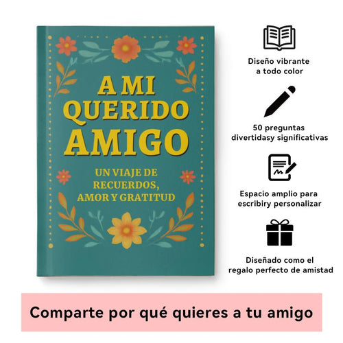 A Mi Querido Amigo Recuerdos Amor y Gratitud para un Amigo Especial