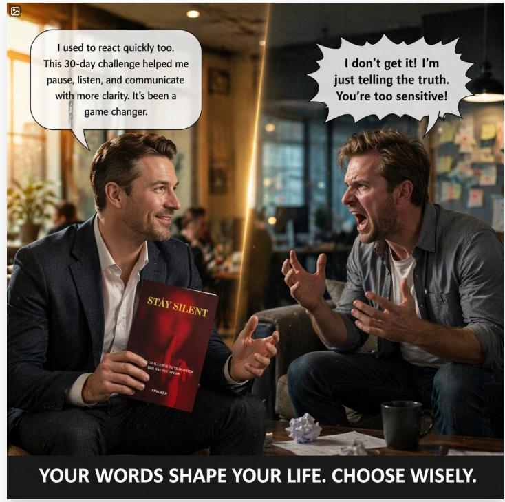 STAY SILENT A 30 Day Challenge to Transform the Way You Speak