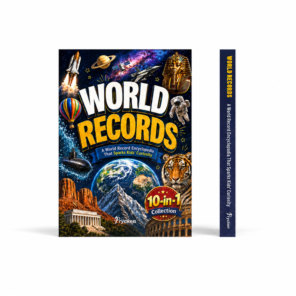 World Records Book A World Record Encyclopedia That Sparks Curiosity A 10-in-1 Illustrated Book